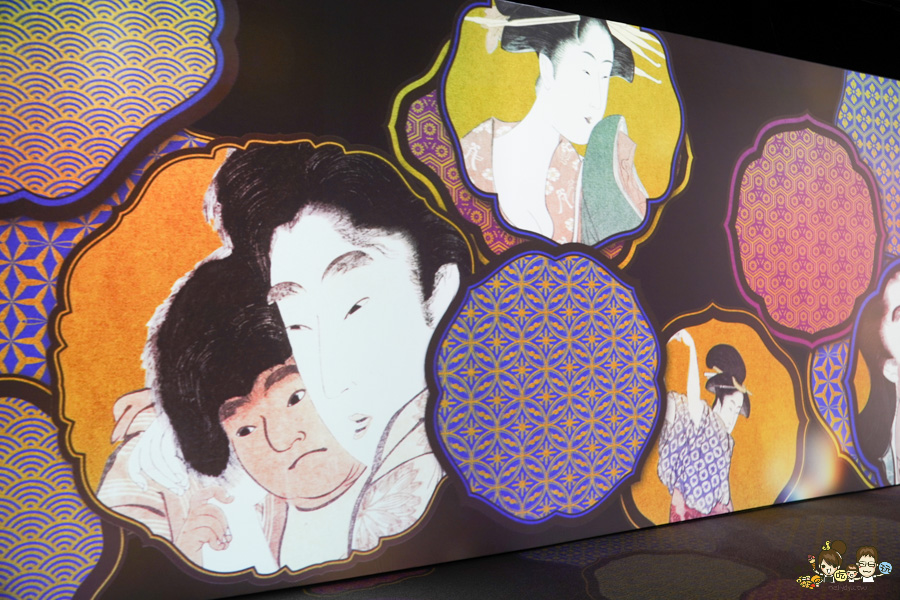 會動的浮世繪展 高雄 特展 駁二 限定 日本 授權 必看 景點 旅遊 藝術 文創 沉浸式 翡冷翠