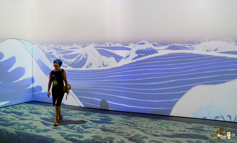 會動的浮世繪展 高雄 特展 駁二 限定 日本 授權 必看 景點 旅遊 藝術 文創 沉浸式 翡冷翠