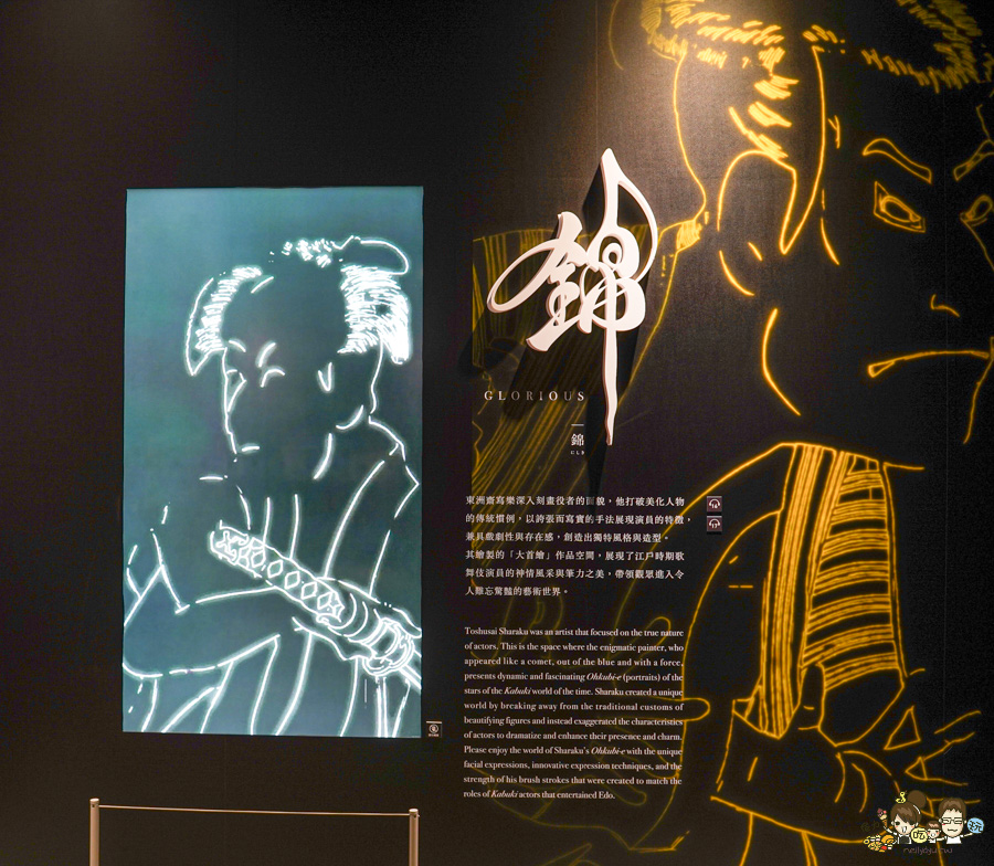 會動的浮世繪展 高雄 特展 駁二 限定 日本 授權 必看 景點 旅遊 藝術 文創 沉浸式 翡冷翠