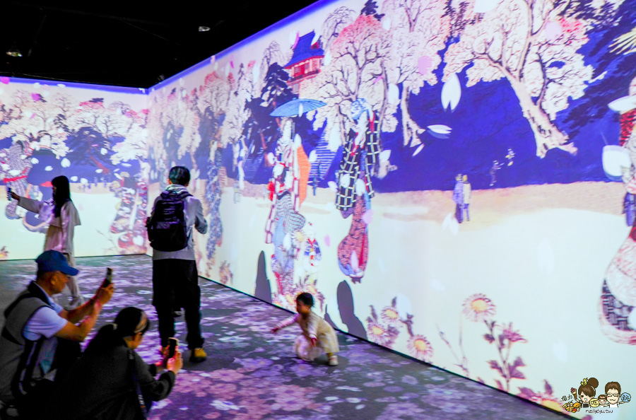 會動的浮世繪展 高雄 特展 駁二 限定 日本 授權 必看 景點 旅遊 藝術 文創 沉浸式 翡冷翠