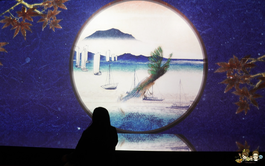 會動的浮世繪展 高雄 特展 駁二 限定 日本 授權 必看 景點 旅遊 藝術 文創 沉浸式 翡冷翠
