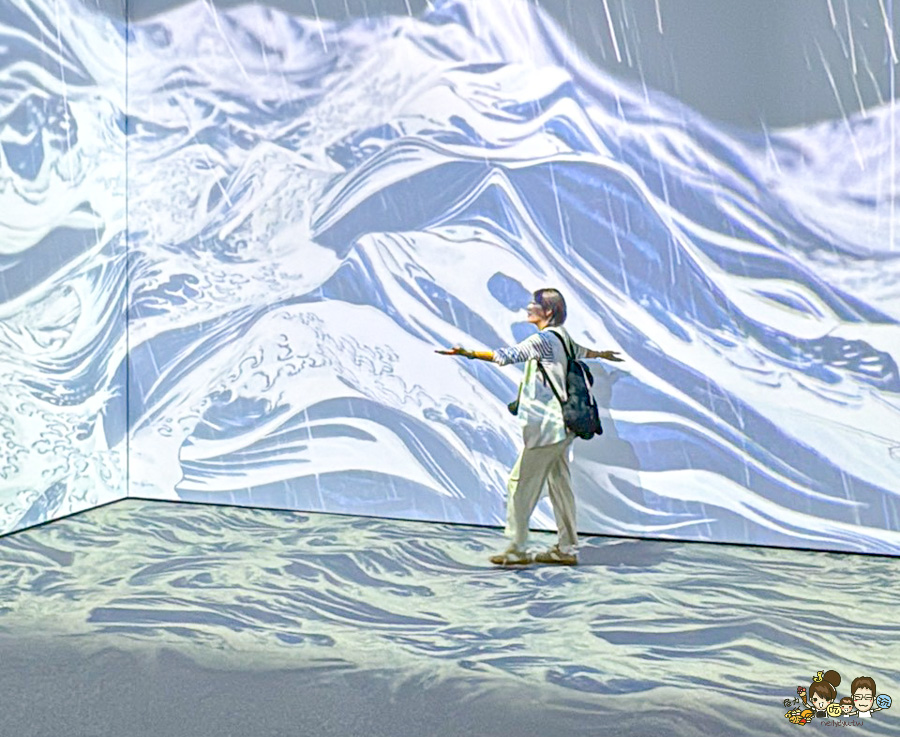 會動的浮世繪展 高雄 特展 駁二 限定 日本 授權 必看 景點 旅遊 藝術 文創 沉浸式 翡冷翠