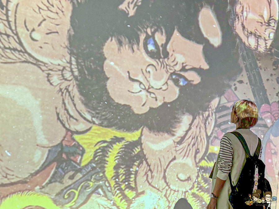 會動的浮世繪展 高雄 特展 駁二 限定 日本 授權 必看 景點 旅遊 藝術 文創 沉浸式 翡冷翠