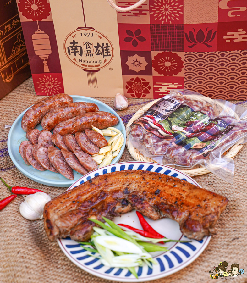 年節 禮盒 臘肉 粉腸 南雄食品 南雄粉腸 里港美食 老字號 香腸 豬肉 肉鬆 肉品 佳餚 必買 回購 團購 線上訂購