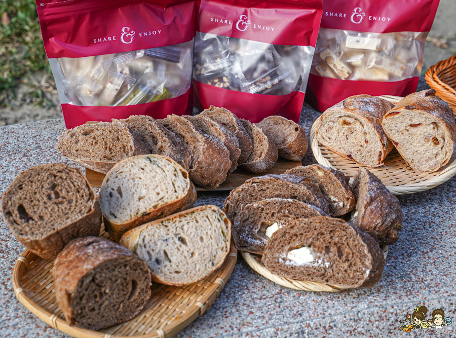 心之麥烘焙 酸種麵包 歐式麵包 麵包 高雄麵包 高雄酸種 高雄好吃麵包 推薦 健康 養生 無油 少糖