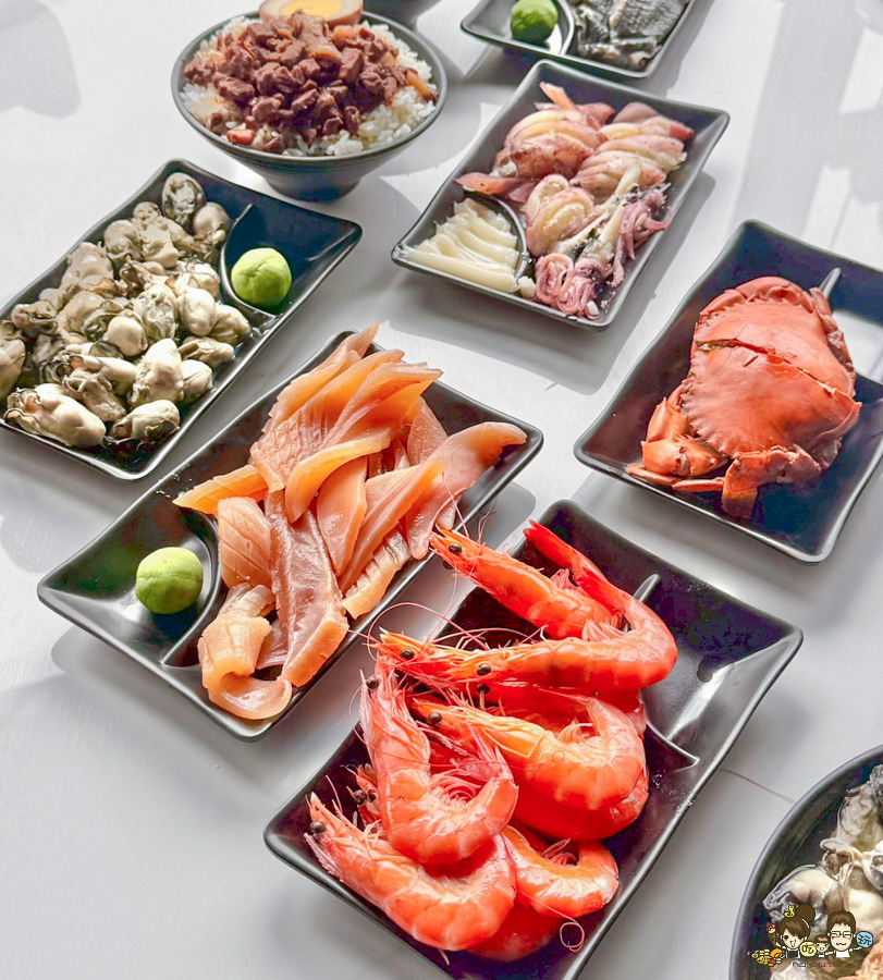 彭家飯湯 古早味飯湯 海鮮飯湯 紅蟳 川燙 新鮮 海鮮 生魚片 雲林美食 必吃 純樸