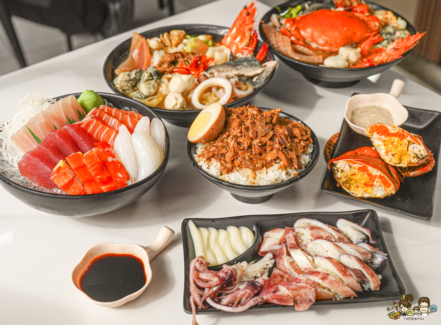 彭家飯湯 古早味飯湯 海鮮飯湯 紅蟳 川燙 新鮮 海鮮 生魚片 雲林美食 必吃 純樸