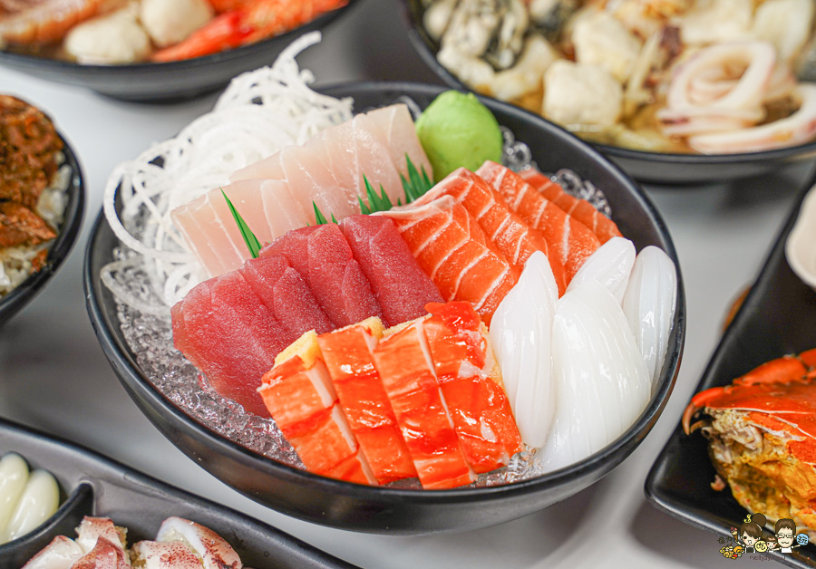 彭家飯湯 古早味飯湯 海鮮飯湯 紅蟳 川燙 新鮮 海鮮 生魚片 雲林美食 必吃 純樸