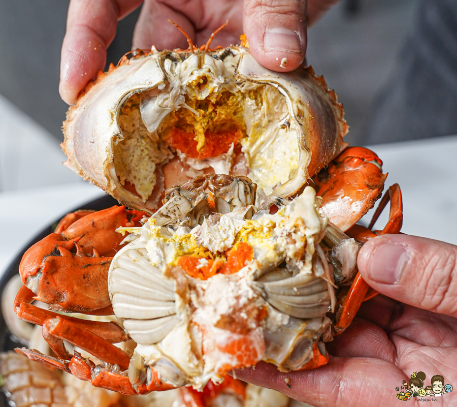 彭家飯湯 古早味飯湯 海鮮飯湯 紅蟳 川燙 新鮮 海鮮 生魚片 雲林美食 必吃 純樸