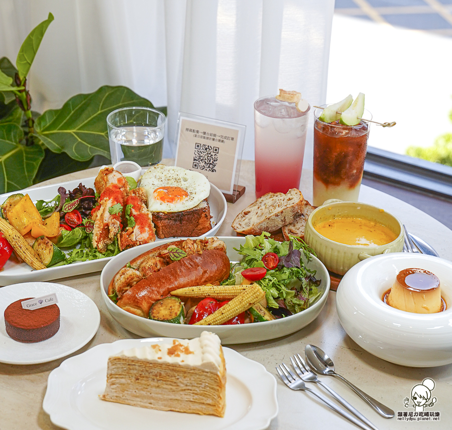 女生約會新據點 典·咖啡 仁武店、澎派早午餐＋手作甜點蛋糕 X 韓系咖啡館、愛紗代言人