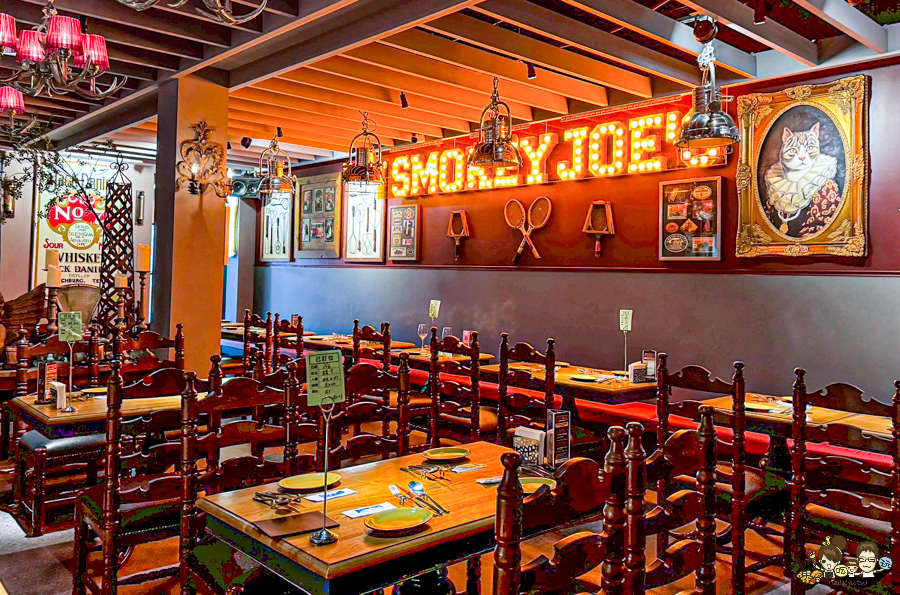 冒煙的喬 餐酒館 美術館 凹子底 聚餐 牛小排 煙燻 美墨 包廂 小酌 紅酒 葡萄酒 高雄餐酒館 