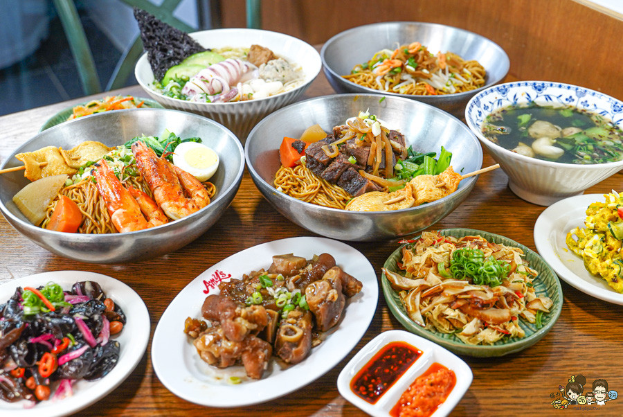 冒煙的喬 林厝麵舖 苓雅美食 工業風 用餐 中式 西式 特製 特色 獨家風味 藍帶主廚