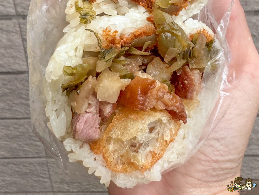 熊古錐飯糰刈包 鳳山早餐 早點 素食 飯糰 掛包 必吃 好吃 推薦