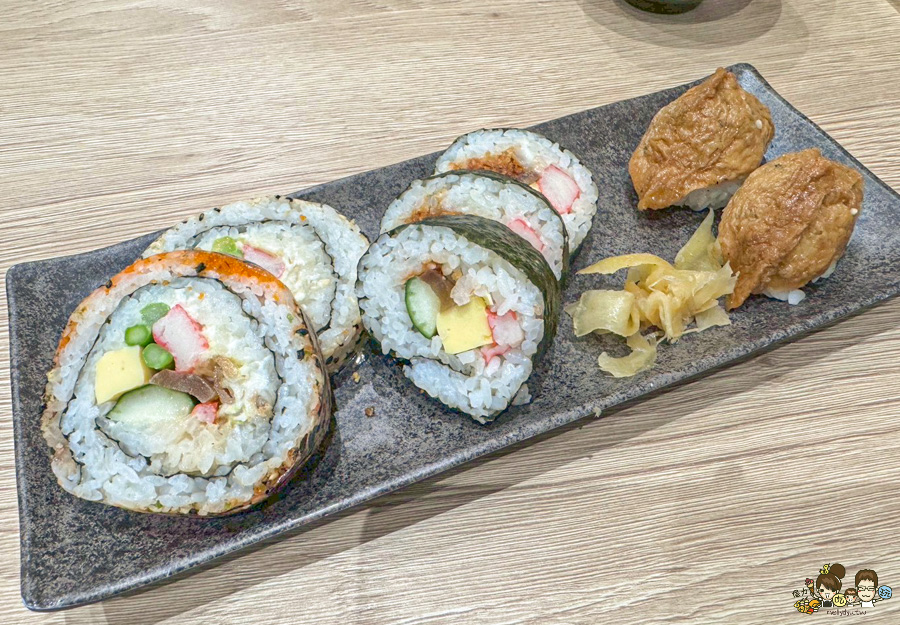 三誠複合式料理 一誠禾食 壽司 生魚片 炸雞腿 排骨 手捲 日料 生魚片 