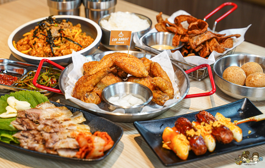 Bonchon本村韓食炸雞 招牌蒜醬 經典洋釀 秘製香辣 大立百貨 韓式炸雞 韓式料理 釜山 美食 KPOP