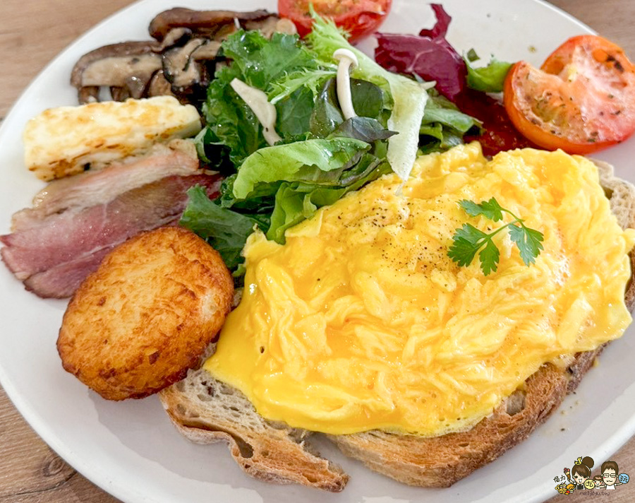 Mumu Kitchen 烘烤燕麥 澳式早午餐 必吃 好吃 排隊 早午餐 高雄 拼盤 燕麥 特製