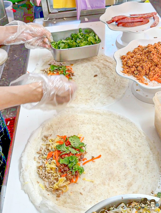 三民市場美食 春捲 全麥春捲 排隊人氣 高雄春捲大賽第一名 聖異捲全麥春捲