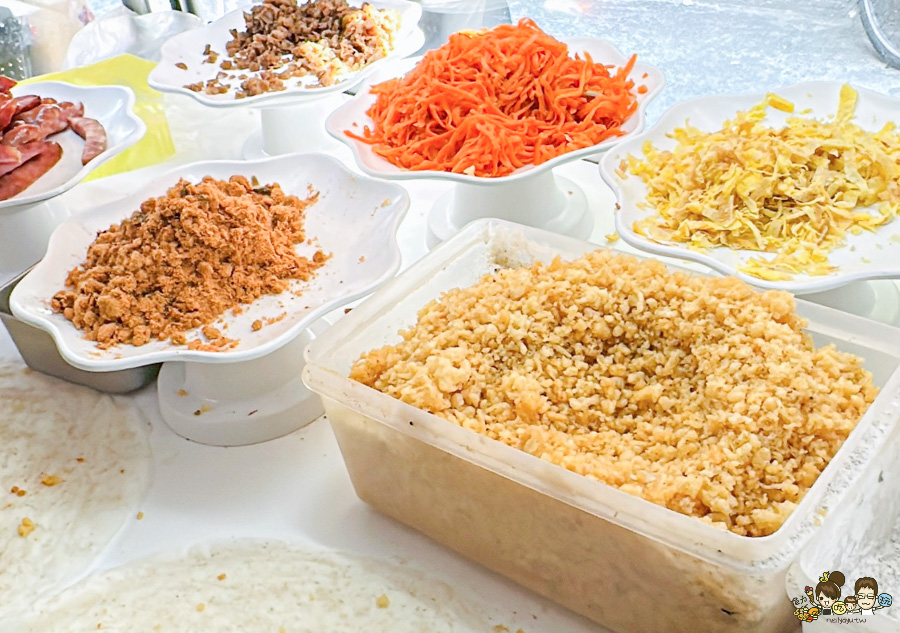 三民市場美食 春捲 全麥春捲 排隊人氣 高雄春捲大賽第一名 聖異捲全麥春捲