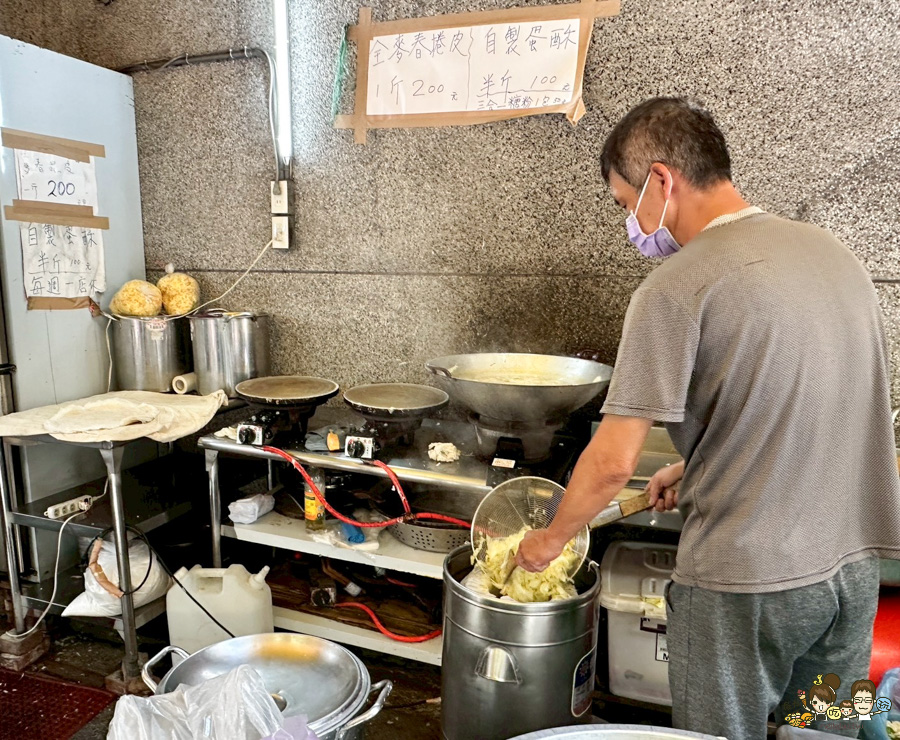 三民市場美食 春捲 全麥春捲 排隊人氣 高雄春捲大賽第一名 聖異捲全麥春捲